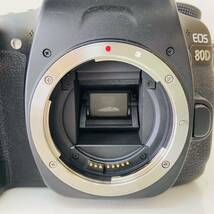 動作品　 EOS 80D レンズキット EF-S18-135mm F3.5-5.6 IS USM シャッター回数21,776回 　i15684 　60サイズ発送_画像6