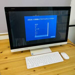 訳あり　動作品　 HP 27-a272jp Intel Core i7-7700T 2.90GHz 8GB SSD128GB HDD2.0TB i14516　 160サイズ発送 