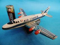 当時物★AIR FRANCE/旅客機/フリクション/チープ駄玩具/ブリキ飛行機/昭和レトロ★_画像1