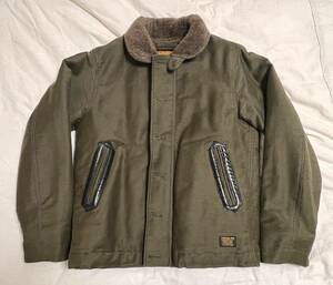 試着程度 極美品 18AW NEIGHBORHOOD N-1D/C-JKT ネイバーフッド N-1 デッキジャケット Mサイズ OD ミリタリージャケット