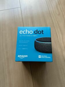 新品未開封 Amazon Echo Dot 第3世代 チャコール スマートスピーカー エコードット アマゾンエコー Alexa
