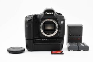 SDカード付＊CANON キャノン EOS 5D ボディ / BATTERY GRIP BG-E4 付属品多数