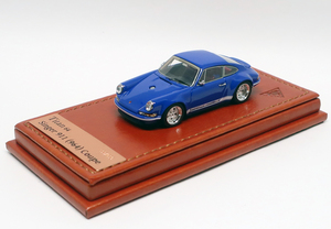 メイクアップ タイタン64 1/64 ポルシェ シンガー 911(964) クーペ ブルー 限定350台