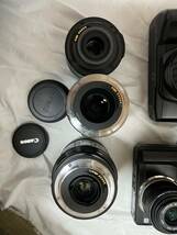 Canon EOS 7sカメラ 一眼レフ 18-55mm 135mm 単焦点レンズ OLYMPUS ミラーレスカメラ 28-300mm 望遠レンズ など セット まとめ 大量_画像7