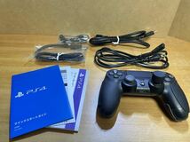 PS4 本体 セット 500GB ブラック SONY PlayStation4 CUH-2000A 初期化/動作確認済 プレステ4 コントローラー付き_画像3