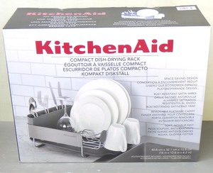 新品 KitchenAid キッチンエイド コンパクト ディッシュラック 水きり 皿 食器 ラック