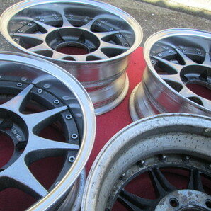 ★超激レア 当時物 美品 ENKEI HURRICANE RACING HR385 7J オフ＋15 ランクル40 ランクル60 旧車4WD車にの画像10