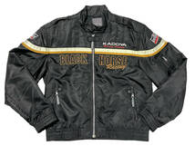 LL XL KADOYA K'S LEATHER カドヤ BLACK HORSE ナイロン ジャケット ライダース レーシング ライディング_画像1