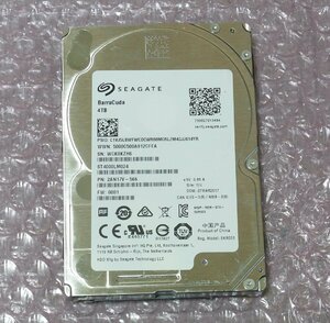 B37482 O-11334 Seagate ST4000LM024 2.5インチ HDD 4TB 判定正常