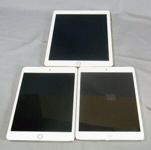 B37420 O-07103 SoftBank iPad Air 2 MH1G2J/A / キャリア不明 iPad mini 2 ME824J/A MK772J/A 計3台セット ジャンク