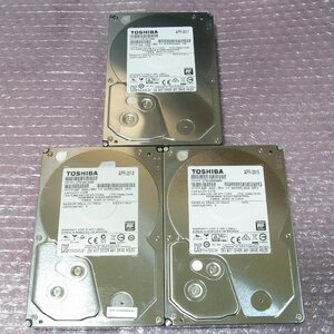 B37283 O-10317 3.5インチ HDD 3TB 3個セット 判定正常