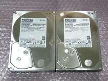 B37513 O-11147 3.5インチ HDD 3TB 2個セット 判定正常_画像1