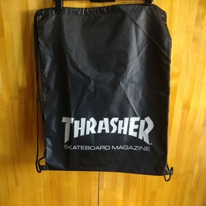 THRASHER ブラック ナイロンバックサイズ 約 40×50 出品検索→ GAMSB HB 