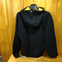 W/S-CLOTHING ジップアップパーカー ジャケット ブラック イエロー ロゴ 限定 サイズ 2XL 裏起毛 出品検索→ GAMSB HB _画像2