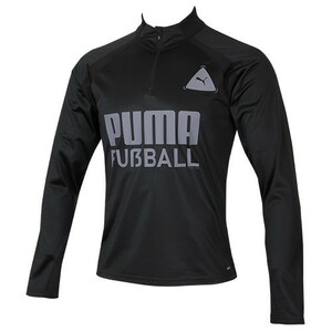 【新品特価!定価5500円が60％OFF!】プーマ PUMA FUSSBAL PARK トレーニングトップ シャツ (22SS) 657791-05/ブラック/サイズXL