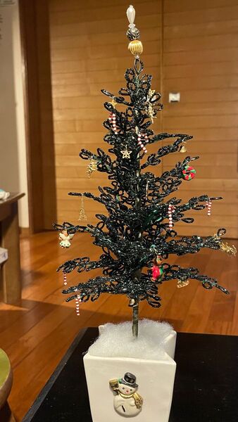 ハンドメイド ビーズ製 クリスマスツリー
