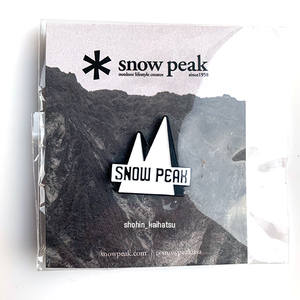 国内送料無料！スノーピーク ピンバッチ マウンテンロゴ★snow peak pin batch logo バッヂ バッジ