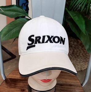 SRIXON／スリクソン／ゴルフキャップ／ホワイト系／フリーサイズ(56〜60㌢)