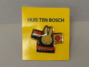 miffy ( Miffy ) pin badge * Huis Ten Bosch * day orchid alternating current 400 year memory * new goods 