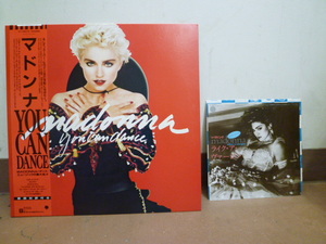 ＃31553F MADONNA マドンナ LP レコード You Can Dance ユー・キャン・ダンス + シングルレコード ライク ア ヴァージン 2枚セット