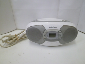 ＃31809D AudioComm オーム電機 CD ラジオ RCR-220N-S 中古 CD再生・ラジオ受信〇