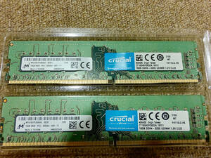 crucial DDR4-3200 32GB(16GB2)　CT16G4DFD832A