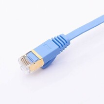 【15メートル・白】LANケーブル CAT6 ランケーブル STP カテゴリ6 RJ45 金属コネクタ 爪折れ防止 シールド 高速 インターネットケーブル_画像3