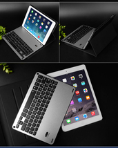 【新品・ブラック】iPad Pro 9.7キーボードケース Bluetooth ワイヤレスキーボード 分離可能 iPad/iPad9.7/iPad Pro 9.7/Air2/Air対応_画像7