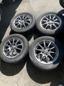 A-TECH シュナイダー 5.5J PCD100 4本　キューブ等