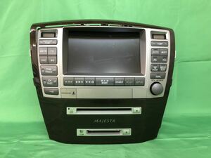 KJ203 中古 マジェスタ UZS186 平成20年5月 後期 純正 DENSO マルチモニター HDDナビ 86430-30243 地図データ 2015年春 動作保証