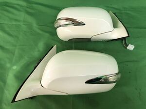 KJ349 中古 セルシオ UCF30 UCF31 後期 ドアミラー サイドミラー 左右セット 右ウィンカー× 左右自動調整× ジャンク 010498