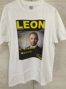 LEON レオン ちょいワルおやじ 表紙 Tシャツ ネタ