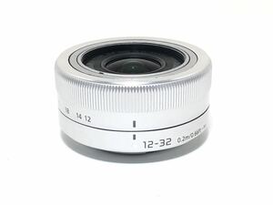 #0【ジャンク】Panasonic パナソニック LUMIX G VARIO 12-32mm F3.5-5.6 MEGA O.I.S. シルバー