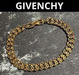 【ws330】良品◎ GIVENCHY ジバンシィ ブレスレット ゴールドカラー