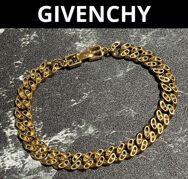 【ws330】良品◎ GIVENCHY ジバンシィ ブレスレット ゴールドカラー