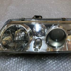 ☆絶版品☆ HONDA ホンダ EF CR-X 前期 社外 プロジェクター ヘッドライト 左右 ヘッド ライト 当時物 EF7 EF8 EF6 SIR CRX MUGEN 無限 等の画像3