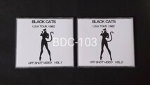 BLACK CATS U.S.A.1982 OFF SHOT VIDEO VOL.1 and VOL.2　ブラックキャッツ クリームソーダ CREAM SODA_画像3