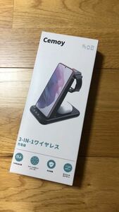 ワイヤレス充電器 スマートフォン、ワイヤレスイヤホン、スマートウォッチに対応 3in1 ワイヤレス充電 QI認証 同時充電 急速