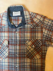 Pendleton ウール シャツ　Sサイズ ビンテージ　白タグ　ネルシャツ　ウエスタン