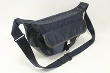 【1円～】PORTER×SAC'S BAR ポーター×サックスバー 383-07468 ショルダーバッグ ボディーバッグ ブルー 吉田カバン 11-F006/1/100_画像2