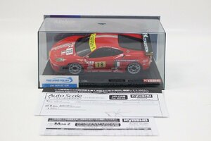 未開封品 Kyosho 京商 ミニッツ レーサー Mini-Z フェラーリ F430 GT No.78 チーム AFコルセ LM 2008 10-H051Y/1/060