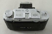 マミヤ MAMIYA-6 D.ZUIKO F.C. f＝7.5cm 1:3.5 蛇腹カメラ 6×6フィルム ジャンク出品 11-C022Y/1/060_画像4