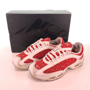 ● NIKE ナイキ SUPREME シュプリーム AIR MAX TAILWIND 4 エア マックス テイルウインド ホワイト 白 サイズ27.5cm AT3854-100 104