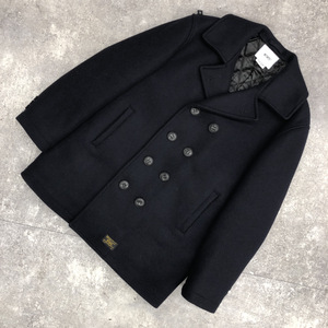 ★WTAPS ダブルタップス 17AW BLACK WATCH P COAT Pコート ジャケット アウター ネイビー 紺 サイズ03 172GWDT-JKM05 104