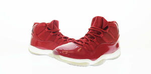 ◯ NIKE ナイキ AIR JORDAN 11 RETRO エアジョーダン 11 レトロ スニーカー 378037-623 30cm 赤 レッド 103 