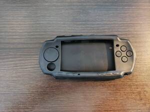 【未使用】PSP 2000/3000 用 シリコンケース シリコーンケース ソフトケース PlayStation Portable ブラック