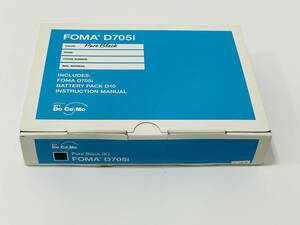 docomo FOMA D705i Pure Black (ドコモ)　分割完済済み　未使用品