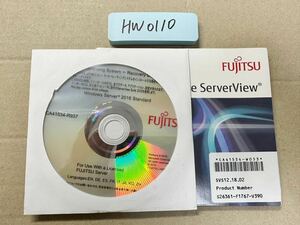 HW0110/中古品/FUJITSUサーバー用Windows Server 2016 Standard 64bit CA41534-R937/Software ServerView SVS12.18.02/3枚セット