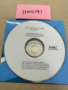 HW0241/中古品/EMC EMC VNX FAST VP Enabler 01.01.5.008 ディスクのみ