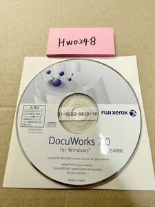 HW0248/中古品/Fuji Xerox DocuWorks 7.0 for Windows日本語版バ-ジョン7.0.3 ライセンス番号付